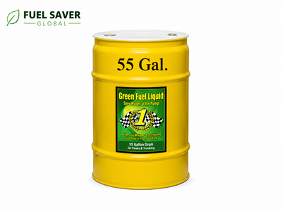 Green Fuel Liquid – Best Diesel Fuel Additive in Bulk | Commercial Fuel Injector Cleaner | 55 Gallon Drum for Fleets & Trucking